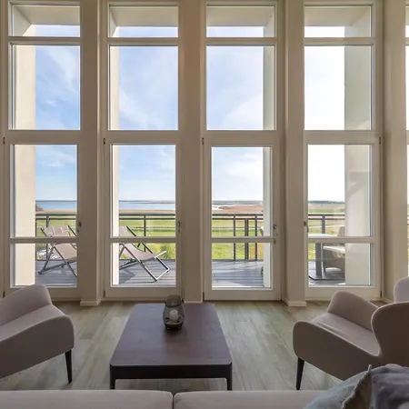 Mehr Meerblick - Stilvolle Mit Panoramablick Auf Ostsee Und Saaler Bodden Apartment Wustrow (Fischland)